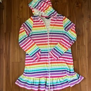 Lands’ End swim cover up, girls